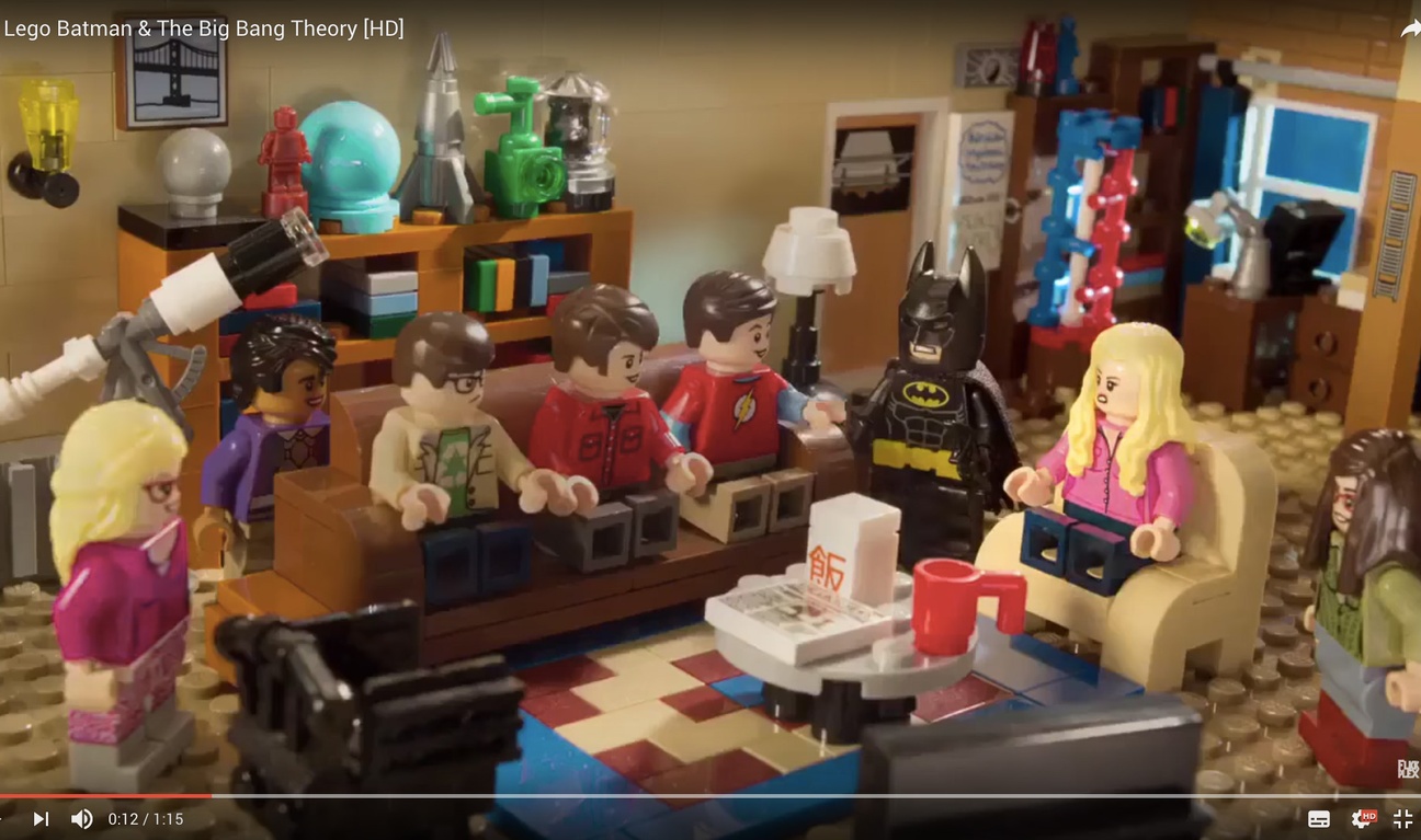 Les personnages de Big Bang Theory dans l'univers de LEGO Batman Movie